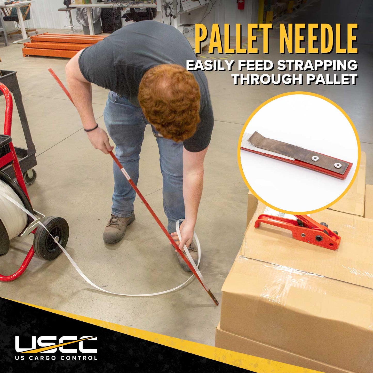 1-1/4" Composite Strapping Starter Kit - Mobile Dispenser
