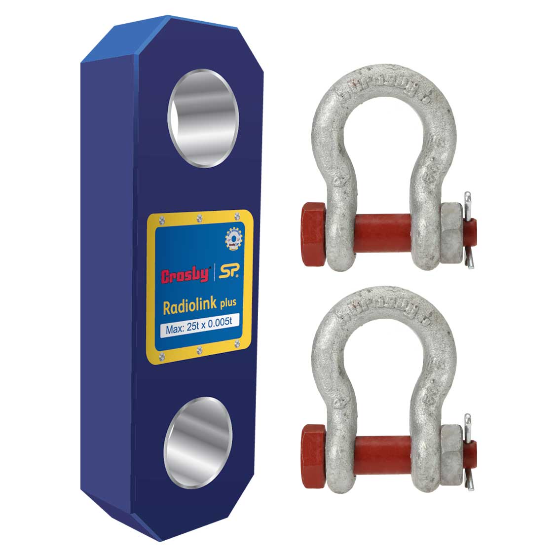 Straightpoint CP25T 25 T Compound Plus with 2 Crosby 1-3/4" Shackles