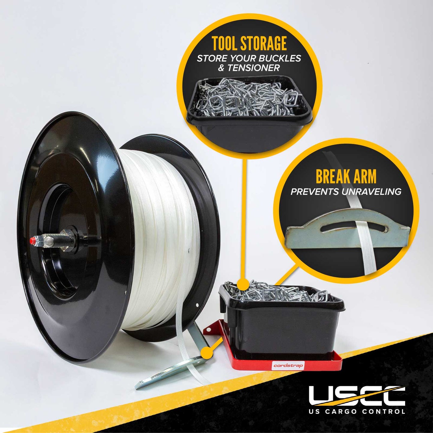 Cordstrap Forklift Composite Strap Dispenser