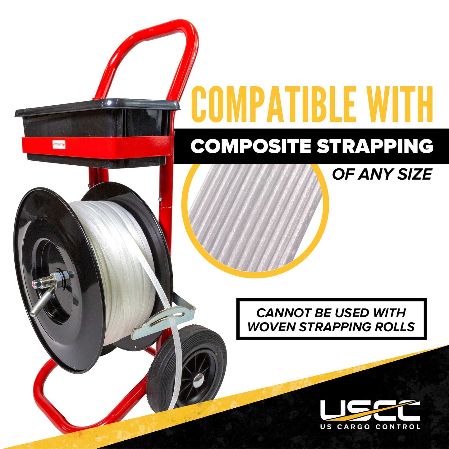 Cordstrap Mobile Cord Composite Strapping Dispenser