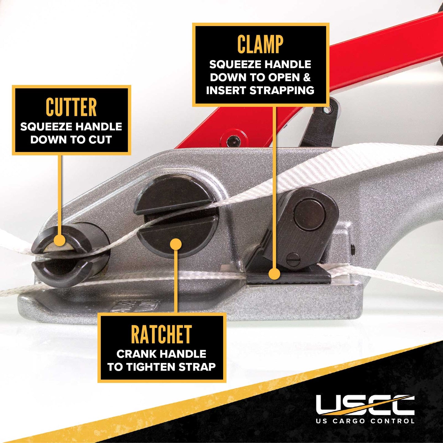 Cordstrap 1" - 1-5/8" Premium Cord Strap Tensioner - 2-Pack