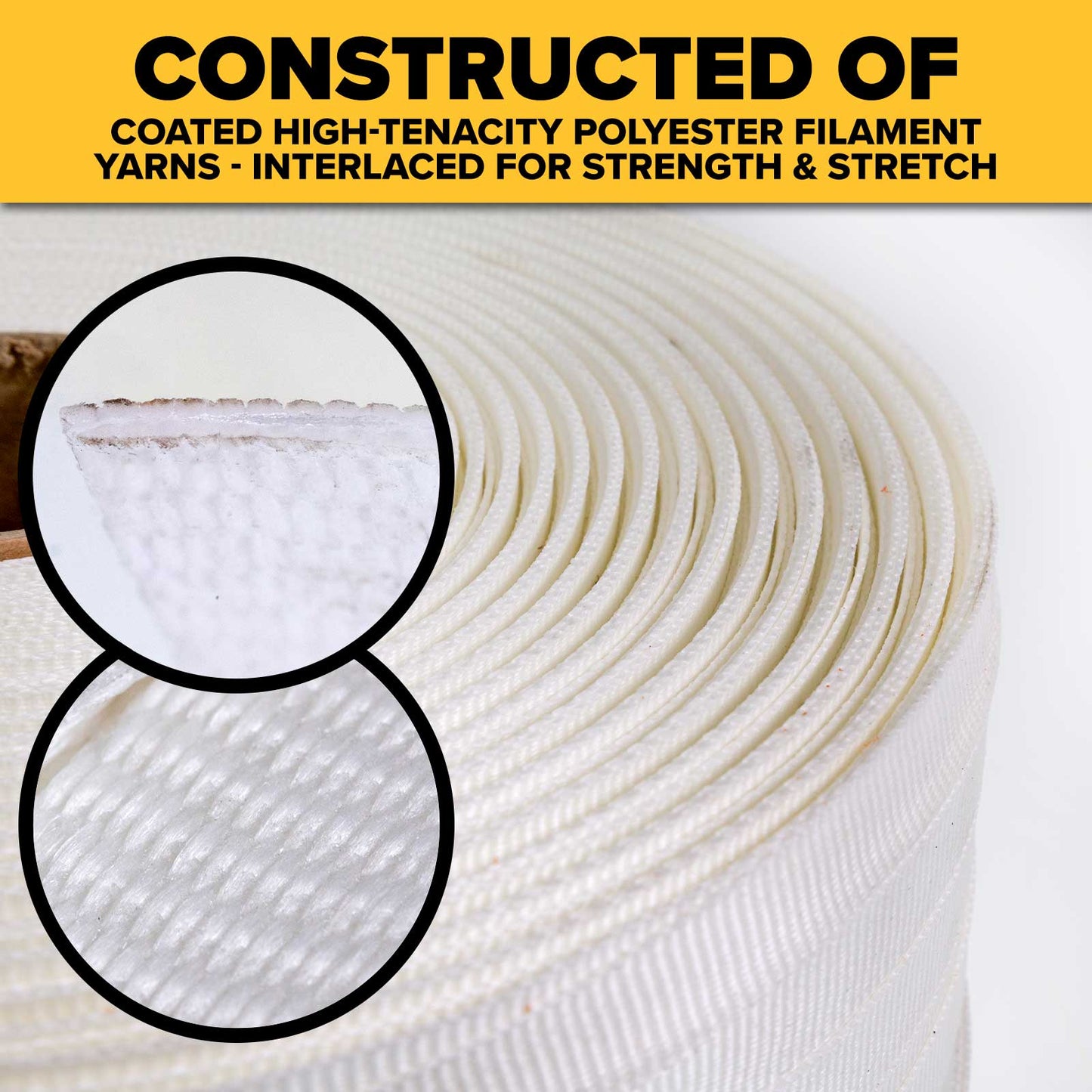 Cordstrap 3/4" x 2034' Woven Cord Strapping - 2-Pack