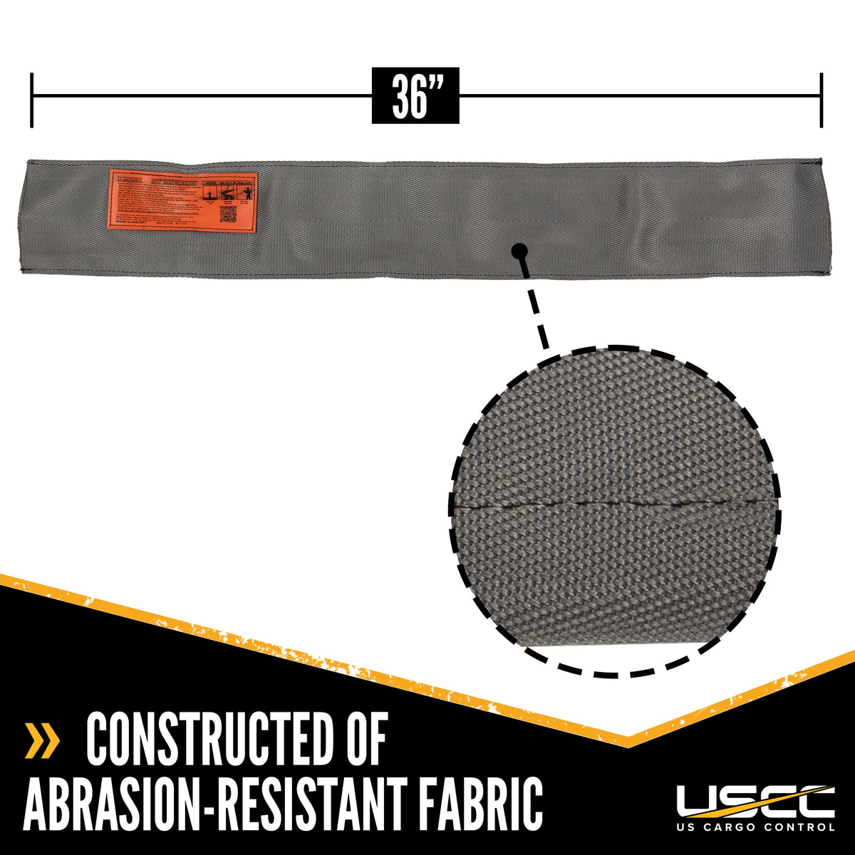 Cordura Sewn Wear Pads for Slings for 8" Webbing | 36" Long