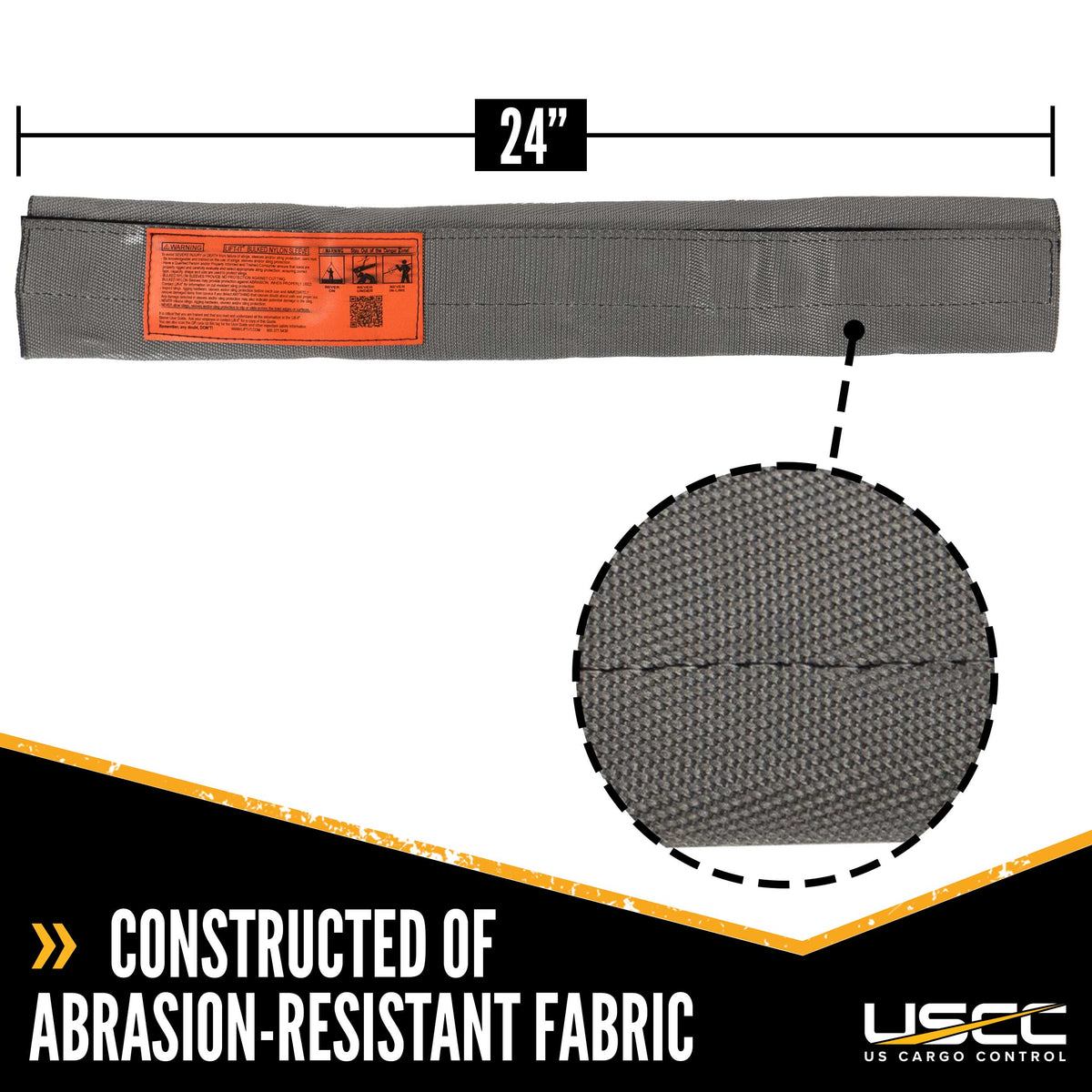 Cordura Tubular Wear Sleeves for Slings | 12" Overall Width | 24" Long