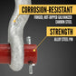 7/16" Crosby® Round Pin Anchor Shackle | G-213 - 1.5 Ton shackle construction