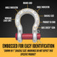 1-1/4" Crosby® Round Pin Anchor Shackle | G-213 - 12 Ton embossed for easy identification