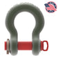 4-3/4" Crosby® Easy-Loc Bolt Type Anchor Shackle | G-2140E - 200 Ton