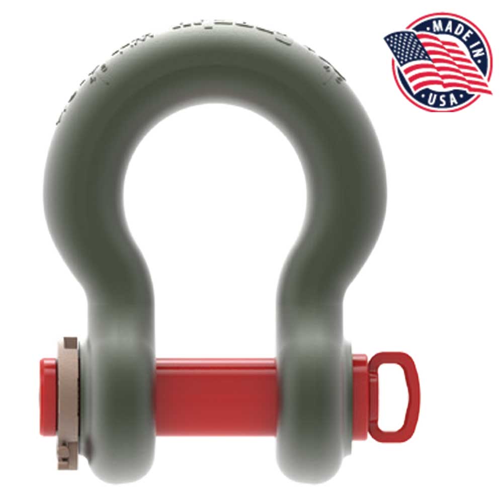 4-3/4" Crosby® Easy-Loc Bolt Type Anchor Shackle | G-2140E - 200 Ton