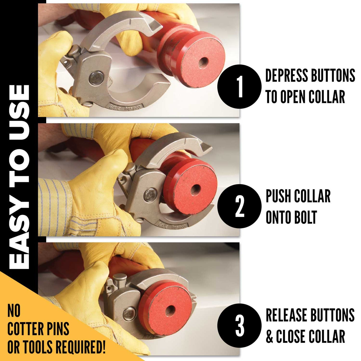 5" Crosby® Easy-Loc Bolt Type Anchor Shackle | G-2140E - 250 Ton
