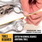 1-1/4" Crosby® Round Pin Chain Shackle | G-215 - 12 Ton easy release - no tools required