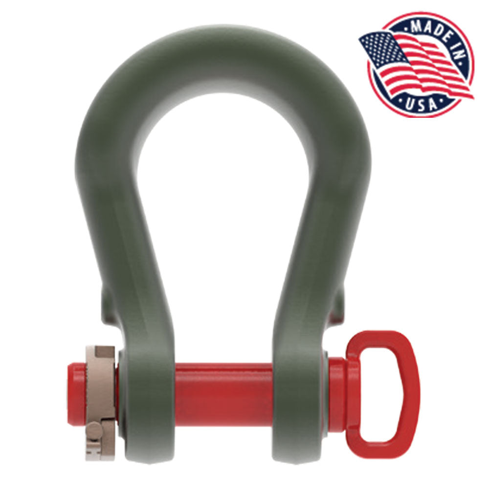 Crosby® Easy-Loc Bolt Type Wide Body Shackle | G-2160E - 300 Ton