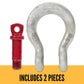  Crosby® Screw Pin Wide Body Shackle | G-2169 - 12.5 Ton parts of a shackle