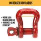 Crosby® Screw Pin Sling Saver Shackle | S-253 - 3"- 12.5 Ton increased bow radius