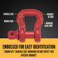 Crosby® Screw Pin Sling Saver Shackle | S-253 - 3"- 12.5 Ton embossed for easy identification