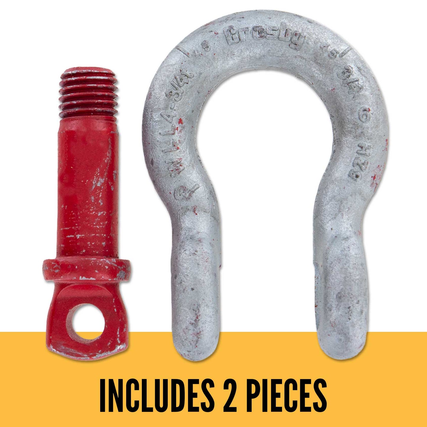 3/8" Crosby® Screw Pin Anchor Shackle | G-209 - 1 Ton