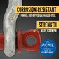 1-1/2" Crosby® Screw Pin Anchor Shackle | G-209 - 17 Ton