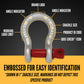 1/4" Crosby® Screw Pin Anchor Shackle | G-209 - 0.5 Ton