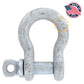 1" Crosby® Alloy Screw Pin Anchor Shackle | G-209A - 12.5 Ton