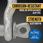 1-1/4" Crosby® Alloy Screw Pin Anchor Shackle | G-209A - 18 Ton shackle construction