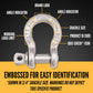 7/16" Crosby® Alloy Screw Pin Anchor Shackle | G-209A - 2.66 Ton