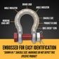 4" Crosby® Bolt Type Anchor Shackle | G-2130 - 150 Ton embossed for easy identification