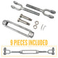 2" x 24" Crosby® Jaw & Jaw Galvanized Turnbuckle - HG-228 | 1033054