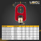 Crosby® 5/16" x 1-1/2" Heavy Duty Swivel Hoist Ring - HR-1000