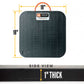 DICA SafetyTech® 18" x 18" Outrigger Pad | Medium Duty | 1" Thick | Black