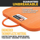 DICA SafetyTech® 24" x 24" Outrigger Pad | Medium Duty | 1" Thick | Orange