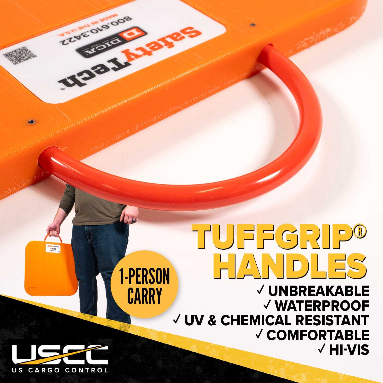 tuffgrip hanldes are strong and ergonomic