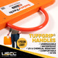 DICA SafetyTech® 18" x 18" Outrigger Pad | Medium Duty | 1" Thick | Orange