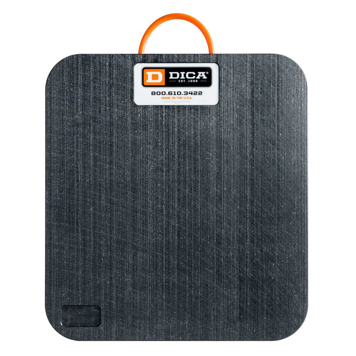 DICA SafetyTech® 22" x 24" Outrigger Pad | Medium Duty | 1" Thick | Black