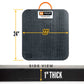 DICA SafetyTech® 22" x 24" Outrigger Pad | Medium Duty | 1" Thick | Black