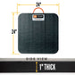 DICA SafetyTech® 24" x 24" Outrigger Pad | Medium Duty | 1" Thick | Black