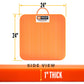 DICA SafetyTech® 24" x 24" Outrigger Pad | Medium Duty | 1" Thick | Orange