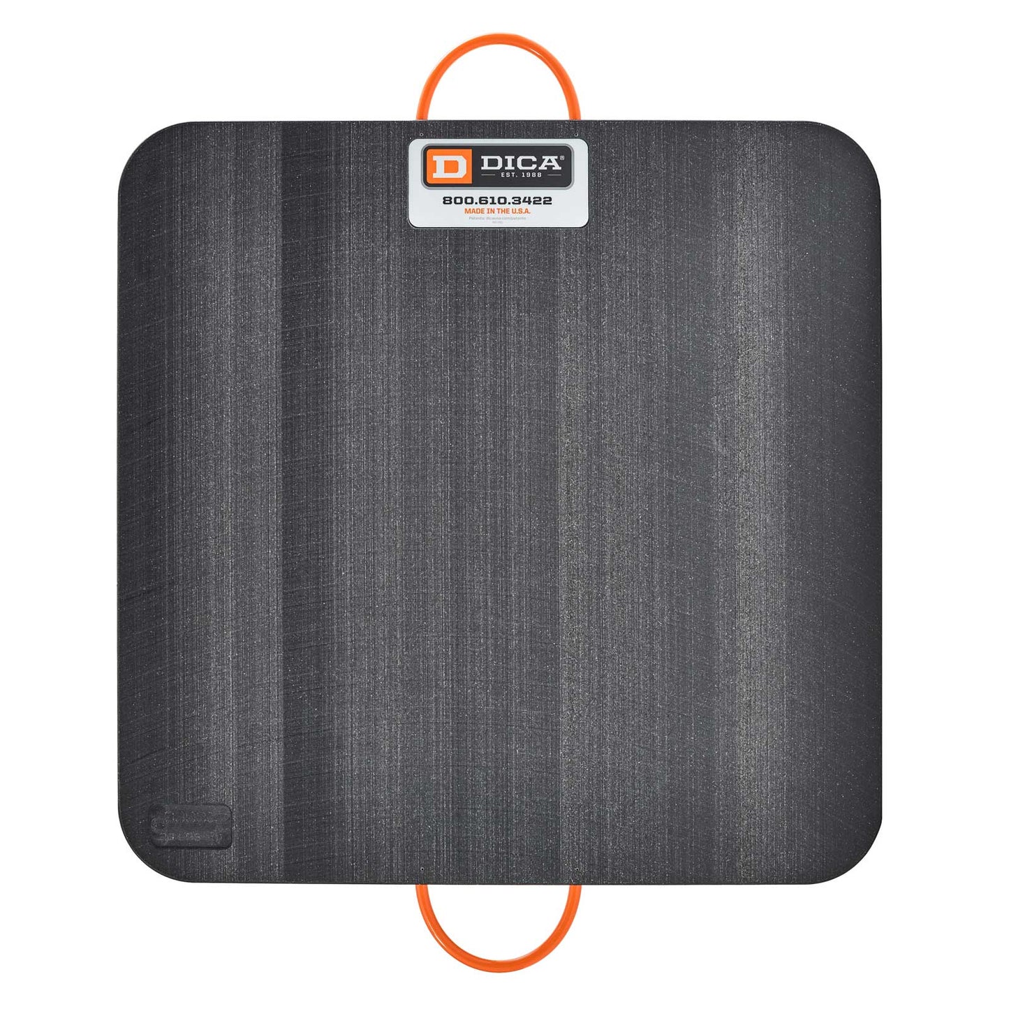 DICA SafetyTech® 30" x 30" Outrigger Pad | Medium Duty | 1" Thick | Black