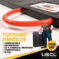 tuffgrip hanldes are strong and ergonomic