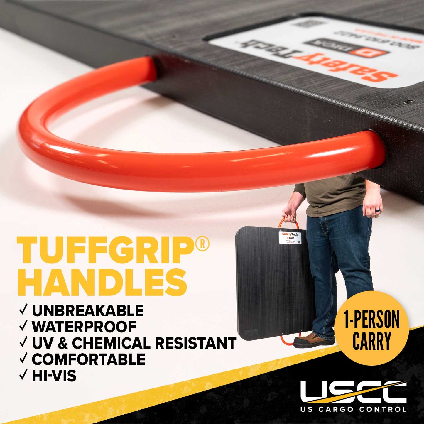 tuffgrip hanldes are strong and ergonomic