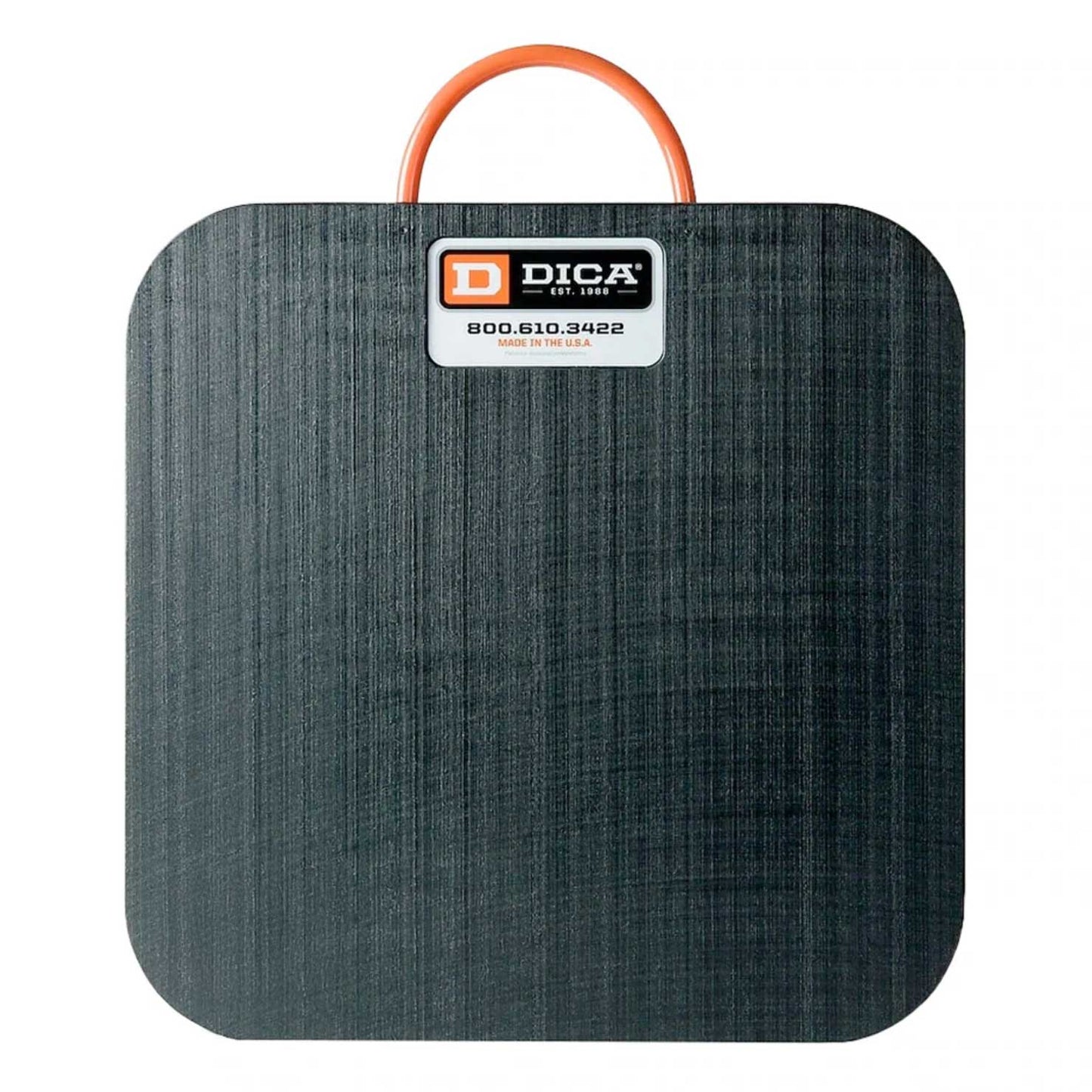 DICA SafetyTech® 18" x 18" Outrigger Pad | Heavy Duty | 2" Thick | Black