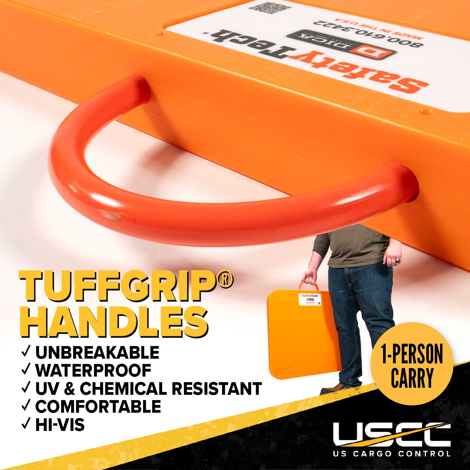 tuffgrip hanldes are strong and ergonomic