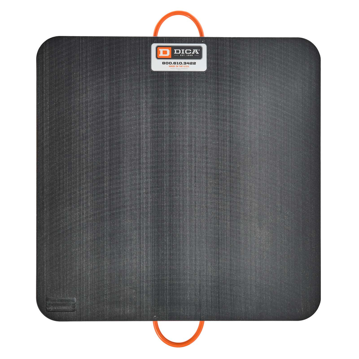 DICA SafetyTech® 36" x 36" Outrigger Pad | Heavy Duty | 2" Thick | Black