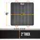 DICA SafetyTech® 42" x 42" Outrigger Pad | Heavy Duty | 2" Thick | Black