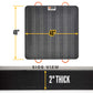 DICA SafetyTech® 48" x 48" Outrigger Pad | Heavy Duty | 2" Thick | Black