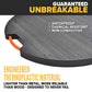DICA SafetyTech® 36" Round Outrigger Pad | Medium Duty | 1.5" Thick | Black
