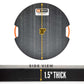 DICA SafetyTech® 30" Round Outrigger Pad | Medium Duty | 1.5" Thick | Black