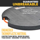 DICA SafetyTech® 30" Round Outrigger Pad | Heavy Duty | 2" Thick | Black