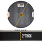 DICA SafetyTech® 30" Round Outrigger Pad | Heavy Duty | 2" Thick | Black