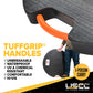 tuffgrip hanldes are strong and ergonomic