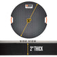 DICA SafetyTech® 36" Round Outrigger Pad | Heavy Duty | 2" Thick | Black