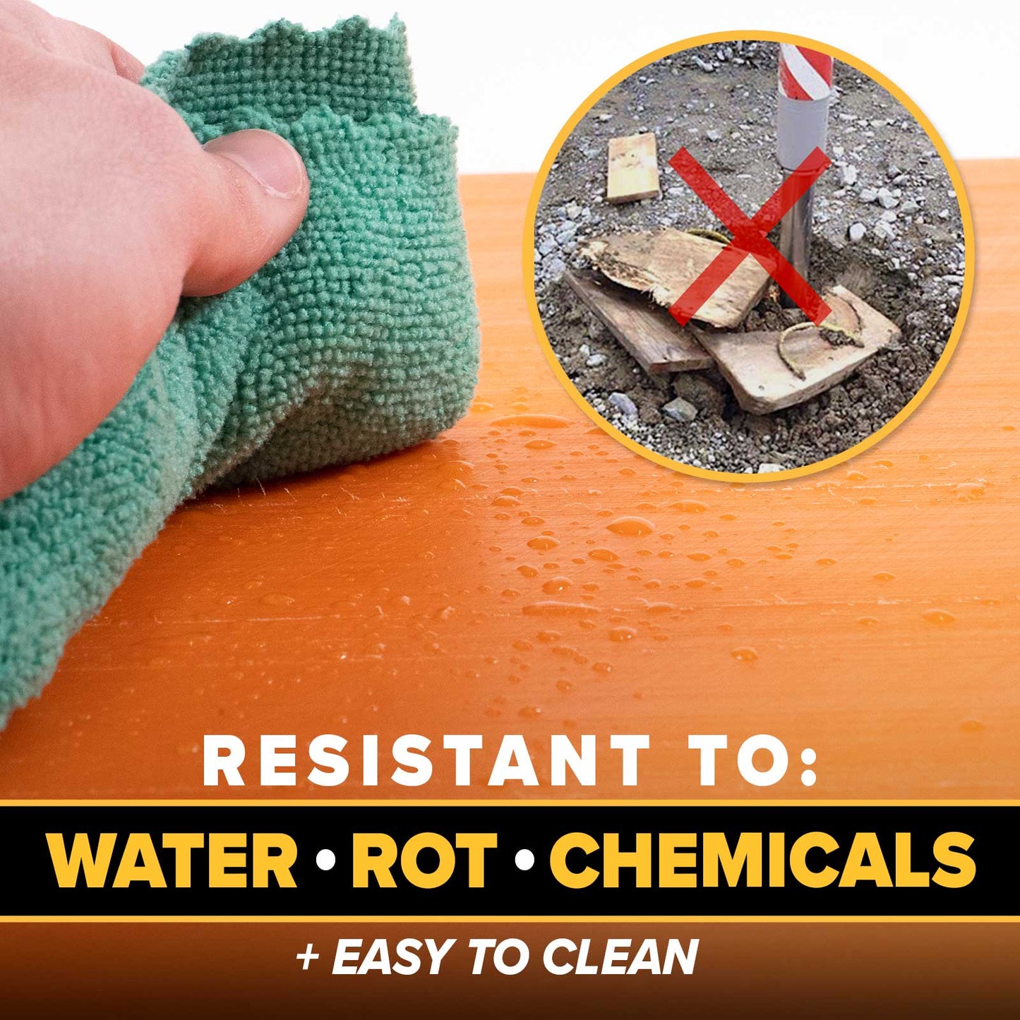 waterproof outrigger pads last longer than wood outrigger pads